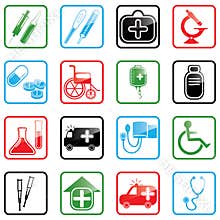 Icon set Medicine