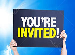 You're Invited! card with a beautiful day