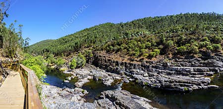 Hiking path panorama