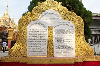 Kuthodaw Pagoda Mandalay Myanmar