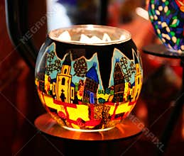 Christmas candle decoration