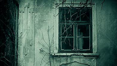 Haunted horror sequence of the horror footage