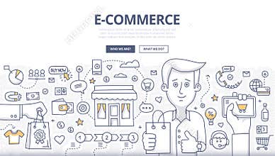 E-comerce Doodle Concept