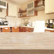 Table in a kitchen