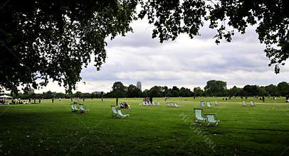Hyde park in London