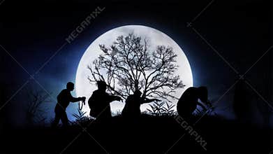 Moonlight Zombie Parade