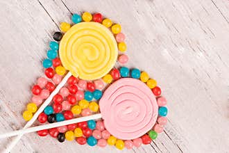 Colourful candies