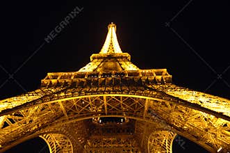 Eiffel Tower at night
