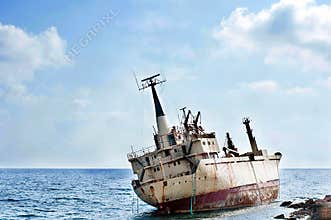 Ship wreck in Cyprus
