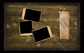 Old photo album page