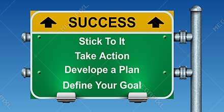 Road signs to success.