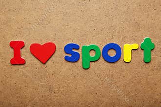 I love sport