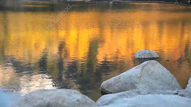 Fall Reflection on Lake