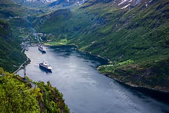 Geiranger fjord, Norway.
