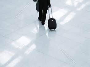 Traveler at airport
