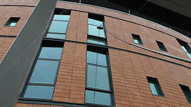 Modern building cleaning with water fed pole system