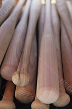 Wooden Baseball Bats vertical