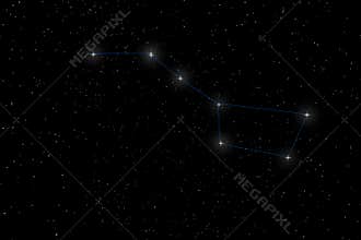 Big Dipper Constellation, Ursa Major, The Great Bear
