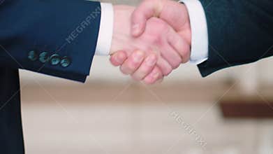 Handshake between two businessmen