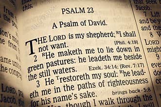 Psalm 23 - The Lord is my Shepherd