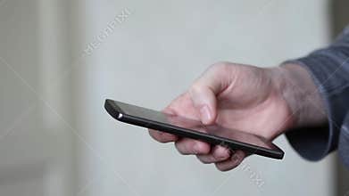 Businessman using mobile phone Smartphone