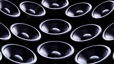 Bass speakers background.