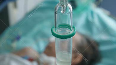 IV Drip in Emergency Room