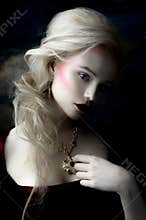 Beautiful blond girl