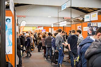 Education Fair to choose career path and vocational counseling