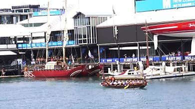Maori waka heritage sailing in Auckland New Zealand