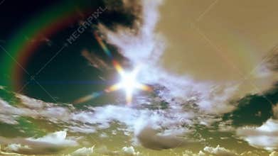 Heavenly Stormy Timelapse Clouds, Sunrise to Afternoon