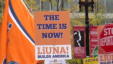 Demonstration protest march - City of Chicago