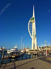 World famous Spinnaker tower Portsmouth, England