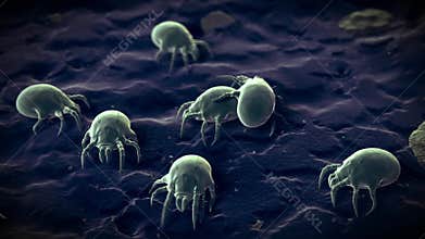 Common dust mites