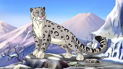 Snow Leopard Image