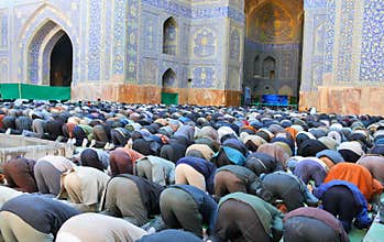Muslim Friday mass prayer