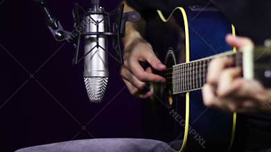 Recording Acoustic Guitar in the Studio