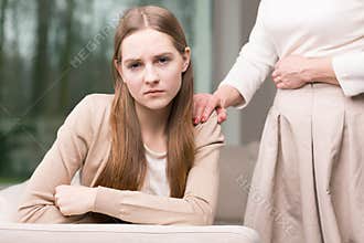 Girl in adolescence