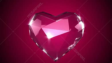 Hearts Background Animation for Valentines Day and Wedding.