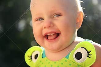 Happy Smiling 10 Month old Baby Girl