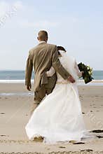 Walking on the beach