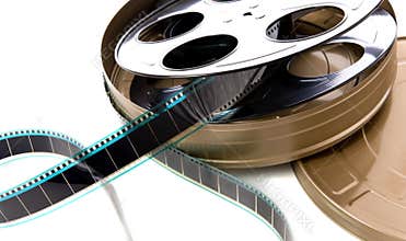 Film Strip, Reel and Can