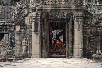 Doorway of Angkor Wat, Cambodia