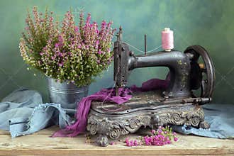 Old sewing machine