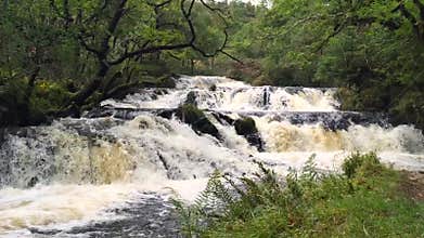 Waterfall in the Scottish Highlands