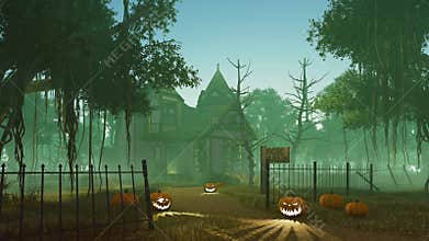 Welcome to the scary haunted house 4K