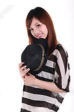 Chinese girl's portrait.