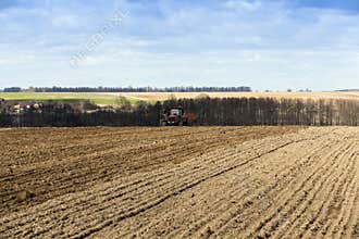 Sowing of cereals. Spring