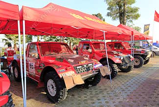 The base of xiamen pinnacle cross-country team
