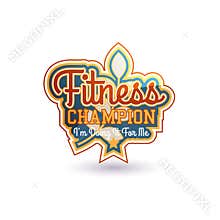 Fitness Champion Vector